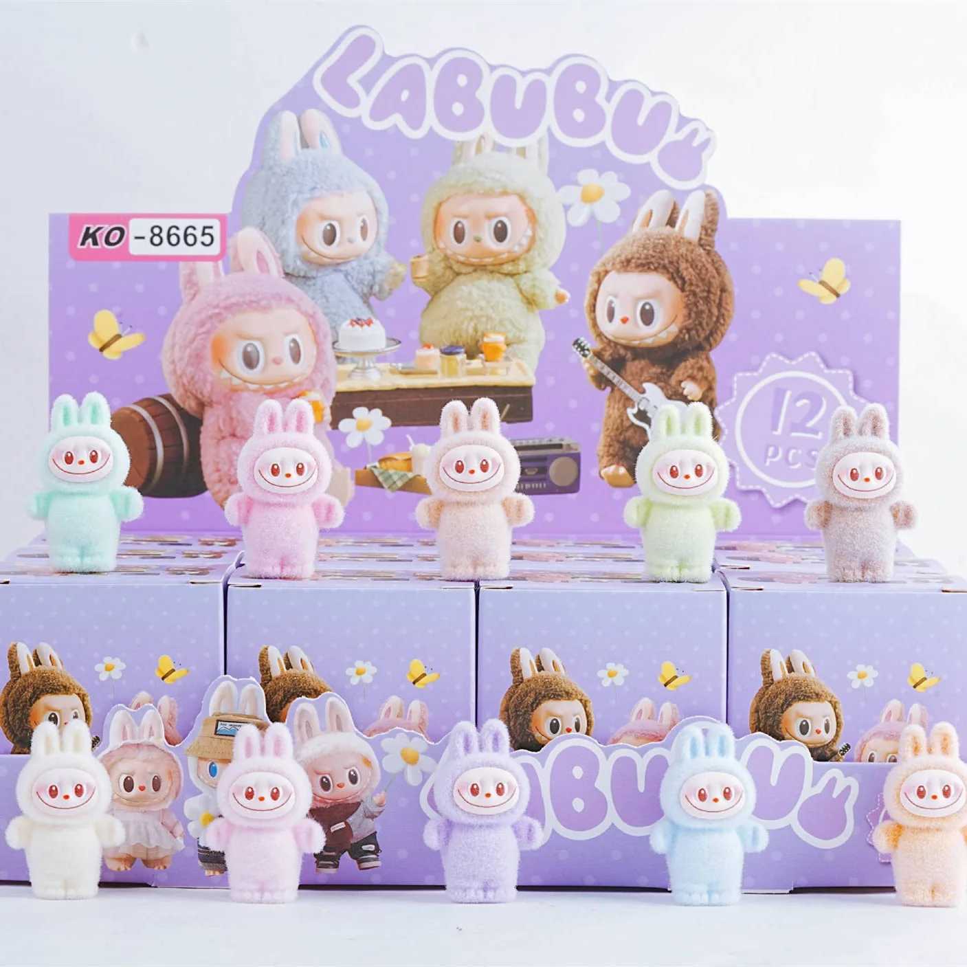 New Labubu Mystery Box Cartoon Plush Handmade Blind Box High Value Mini Cute Doll Desktop Decoration Model Childrens Gift T250222