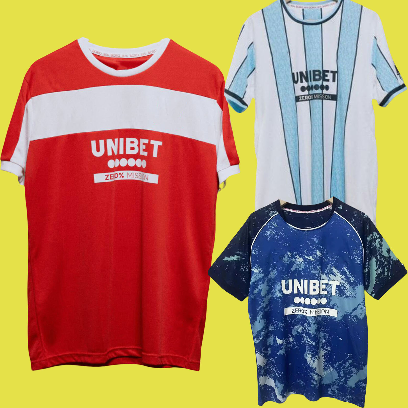 New 24/25 Middlesbrough Soccer Jerseys home 2024 2025 LATTE LATH MCGREE BURGZORG Football Shirt Uniforms HACKNEY AZAZ Men And Kids Kits shirt