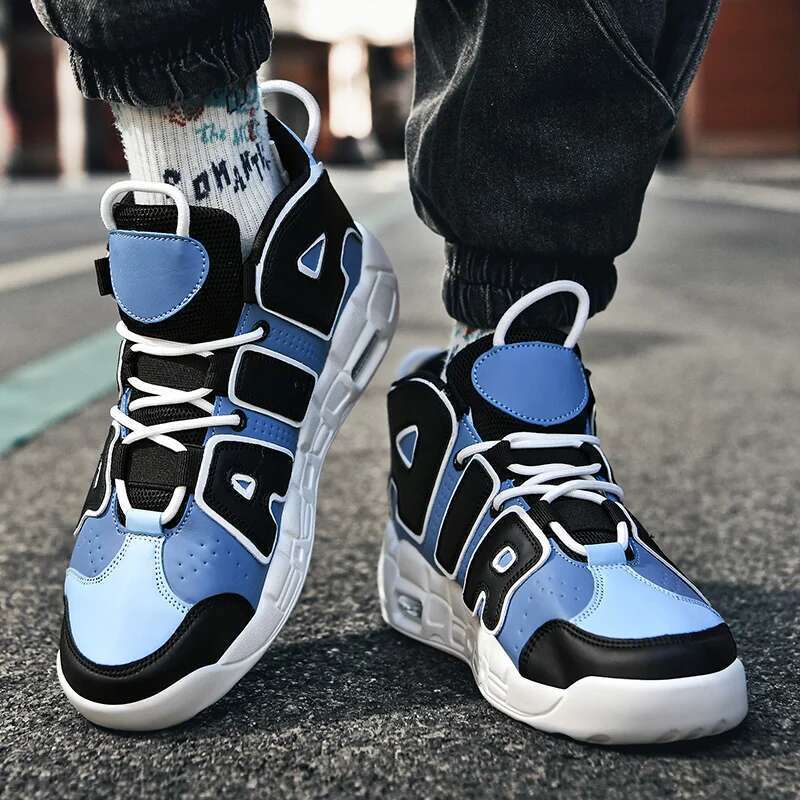 Fashionable basketball shoes, po pular summer, versatile for running, sports, and leisure in large sizes