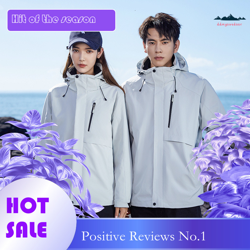 Ddmyoutdoor New Men S Three In One Assault Women S Outdoor Waterproof Hiking Travel Warm Jacket Mountaineering Suit Jackets