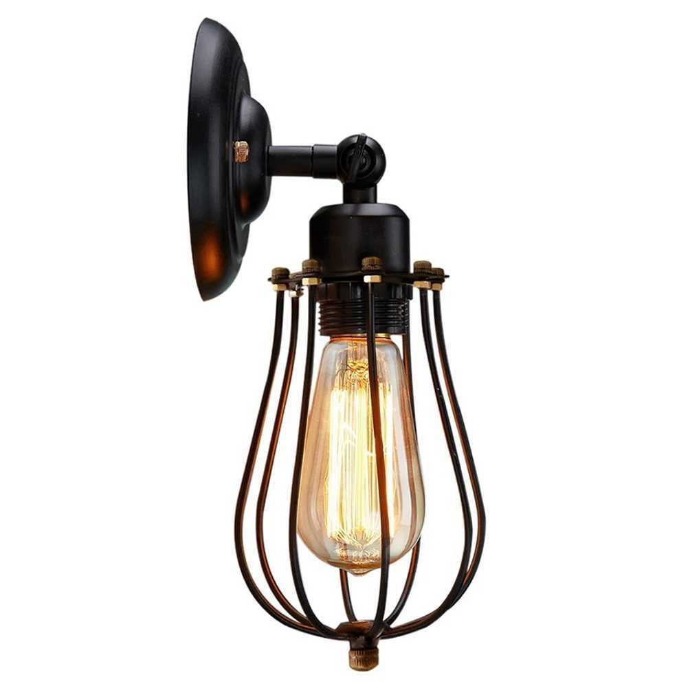 Wall Lamp Vintage Retro Wall Lights Indoor Lighting Bedside Wall Lamps For Bedroom Loft Aisle Decoration Home Lighting Fixtures Z250220