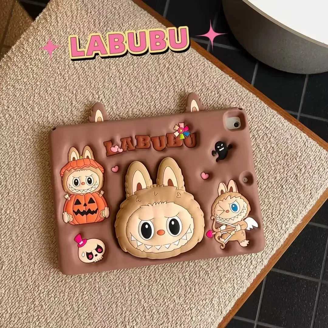 New Arrival Kids Case for iPad Pro 11 10th pro 10.5 9.7 Air 11 5 4 3 2 1 Labubu Cover for 10.2 9th 8th 7th 6th 5th 9.7 mini 7 6 5 4 3 2 1 T250221
