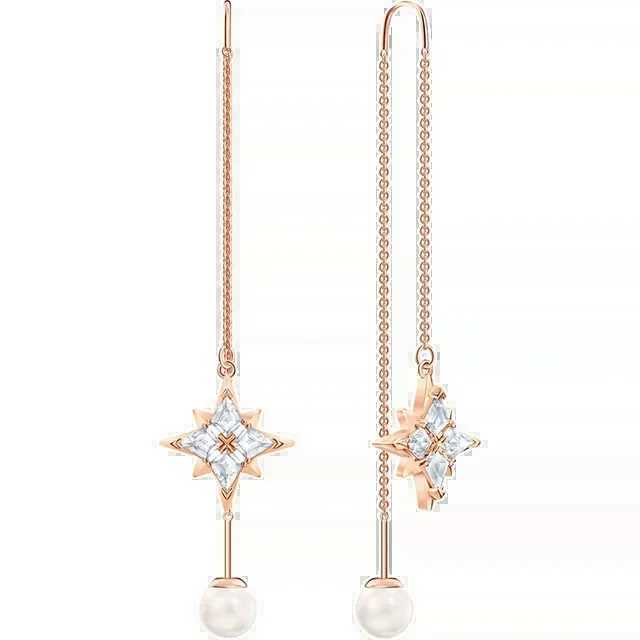 Stud 2024 S925 Silver Fashion New Matrix Large Ear Ring Rectangle Cut Blue Pink Green Womens Romantic Jewelry Gift J250217 2STL1