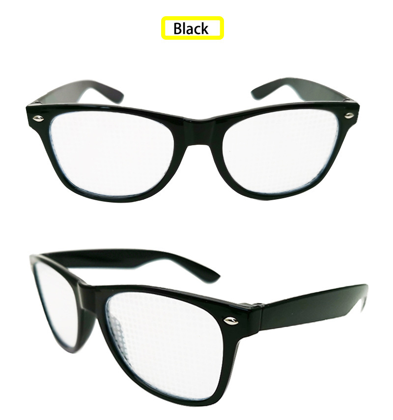 Black tech internet celebrity Valentine's Day gift, love light diffraction special effects glasses, creative fireworks sunglasses
