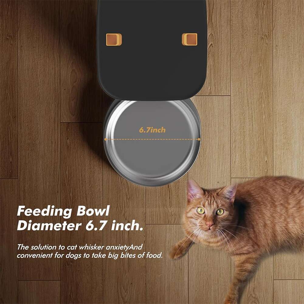 270.51oz Automatic with Key Control Furpipi Manufacture User-Friendly Time Setting Food Feeder Dispenser for Dog Cat