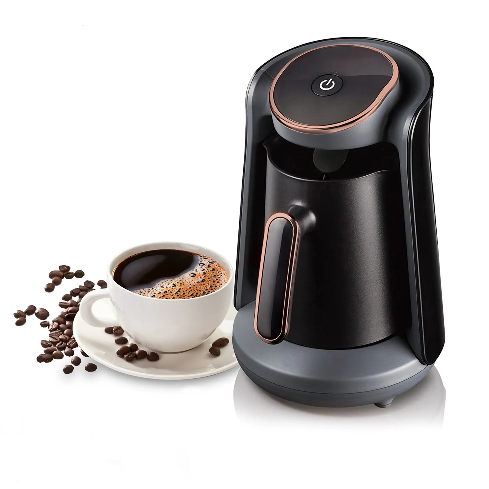 600W Cordless Coffee Maker 0.5L Coffee Pots Moka Pot Semi-automatic Turkish Coffee Maker Thermal Cup Mini Coffee Machine Office 250221