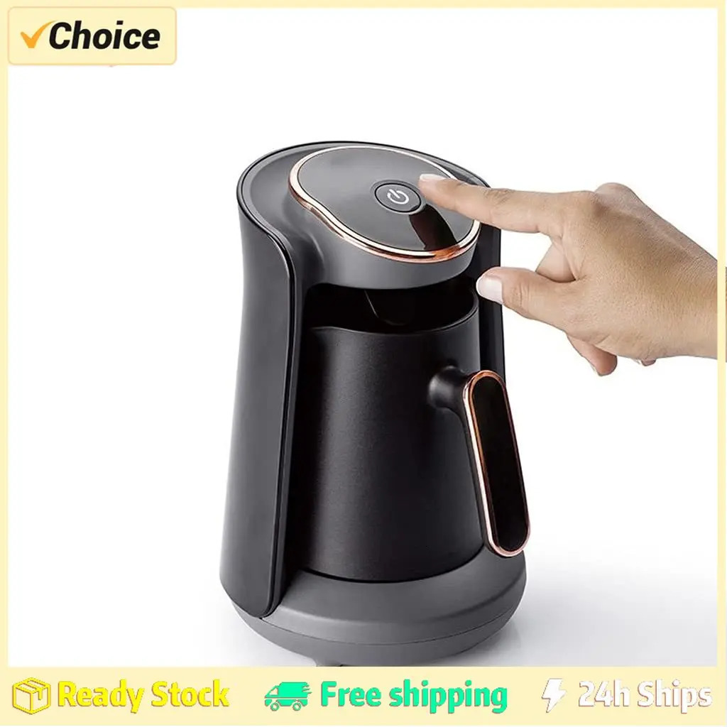 600W Cordless Coffee Maker 0.5L Coffee Pots Moka Pot Semi-automatic Turkish Coffee Maker Thermal Cup Mini Coffee Machine Office 250221