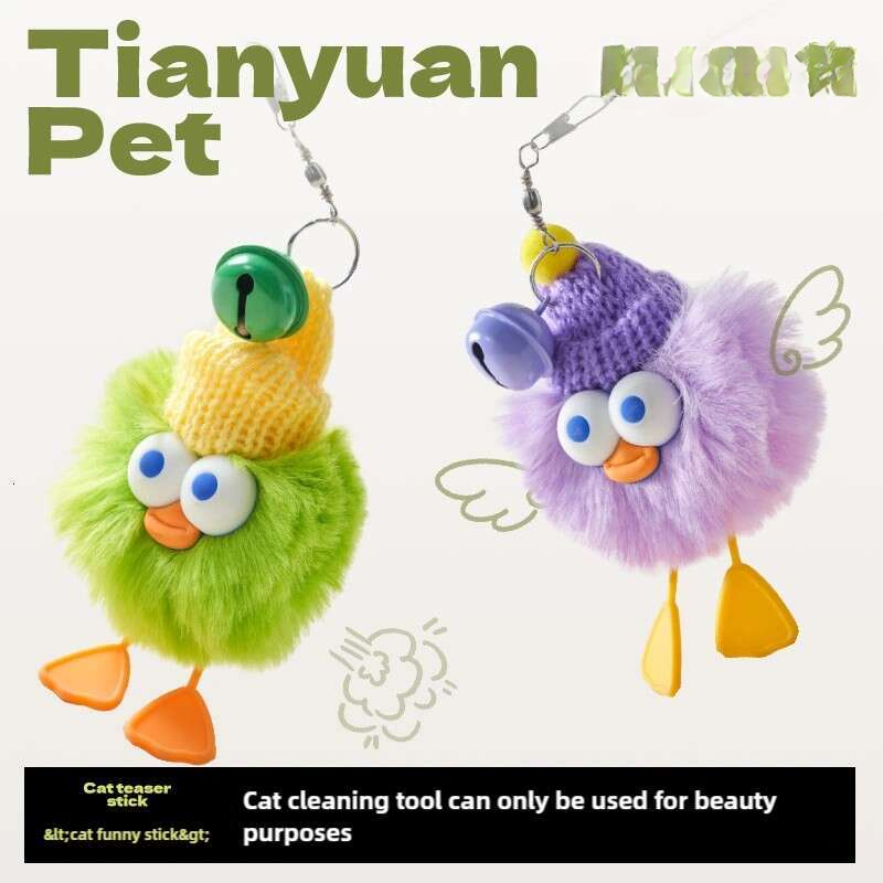Telescopic Cat Teaser Stick - Interactive Cat Toy for Playful Cats, Durable Teaser Wand for Kittens and Adult Cats, Fun Toy to Keep Them Busy, Great V