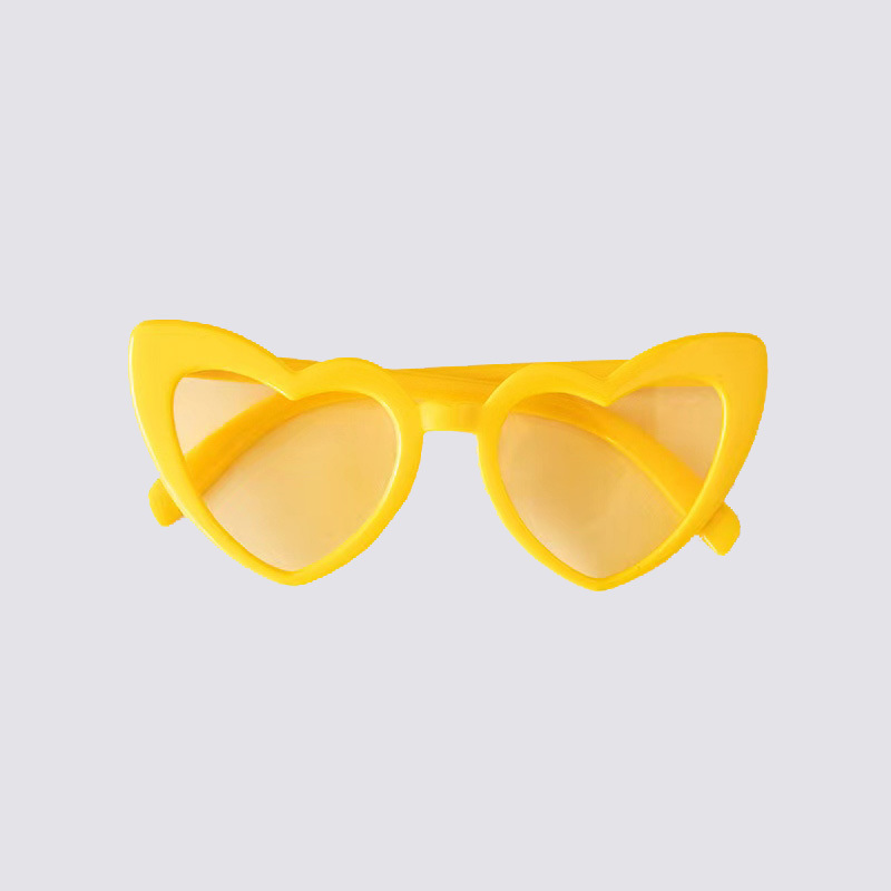 2025 Cross border European and American Style Love Women's Sunglasses Women's Fashion Big Face slimming Sunglasses