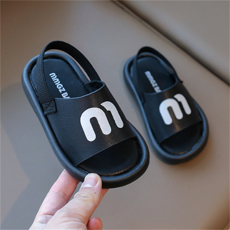 Slipper Kids Sandals for Boys Girls - Soft Sole Non-Slip Walking Shoes for Toddlers Babies - Beach Summer 2024 S25326