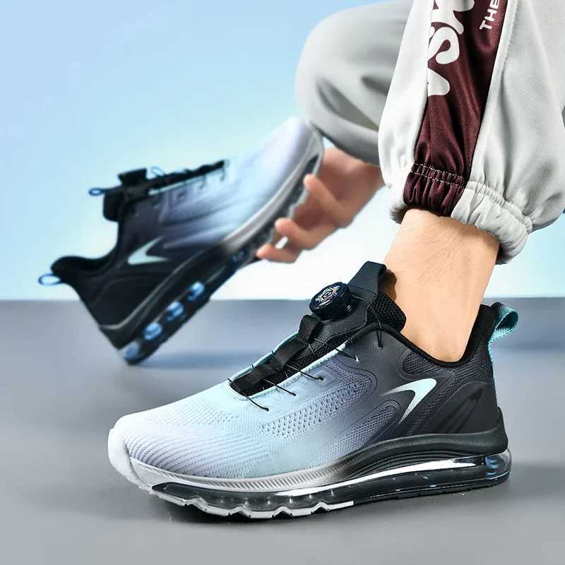 Big Size Air Cushion Running Shoes Men Jogging Sports Shoes Brand Design Sneakers Men Cfort Gym Training Shoes M Footwear Z250304
