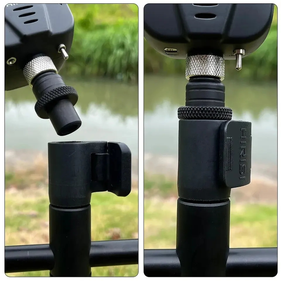 Hirisi Carp Fishing Quick Change Connector Aluminium For Carp Fishing Alarms Rod Pod Bank Sticks AQ211 250222