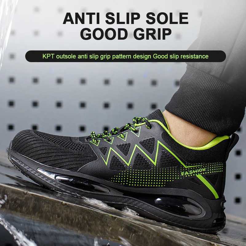 Steel Toe Wen Work Sneakers NEW Quality Top Breathable Lightweight Indestructible Men Safety Shoes Boots M Z250221
