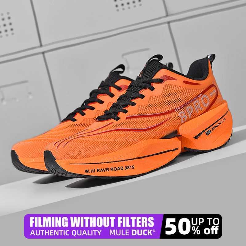 Speciality Carbon Plate Sports Running Shoes Marathon Air Cushion Men Breathable New Lightweight Wen Cfortable NEW Top Nonskid Sneakers Z250222