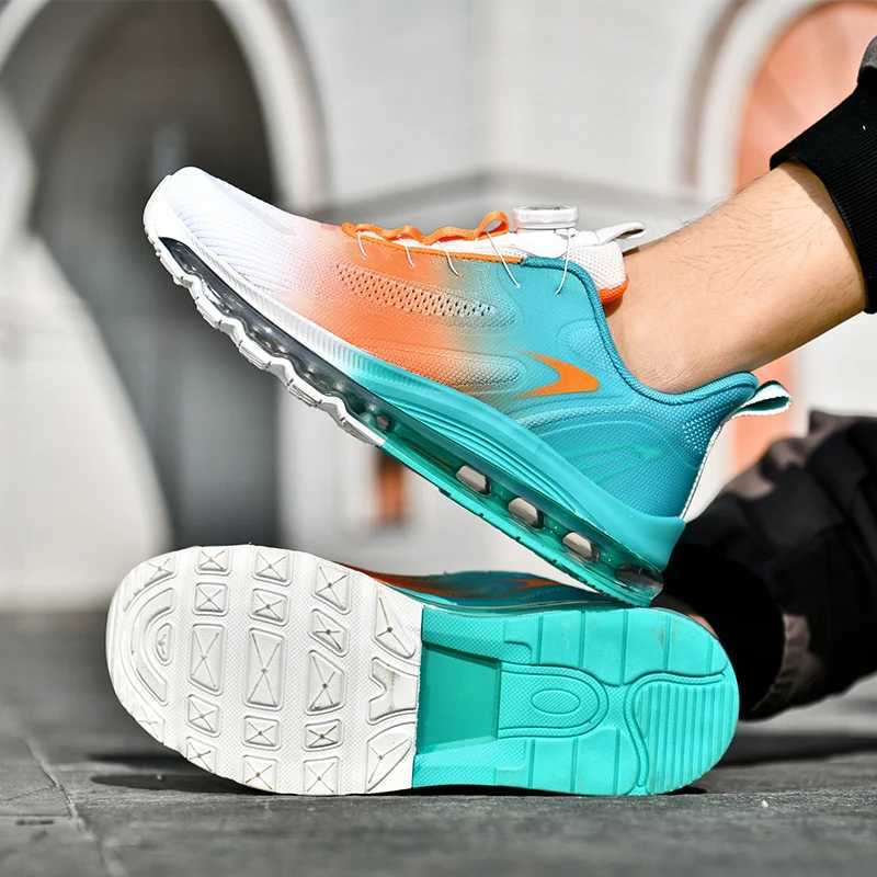 Mens shock-absorbing mens anti slip walking lightweight breathable hot running shoes sports and fiess Z250307