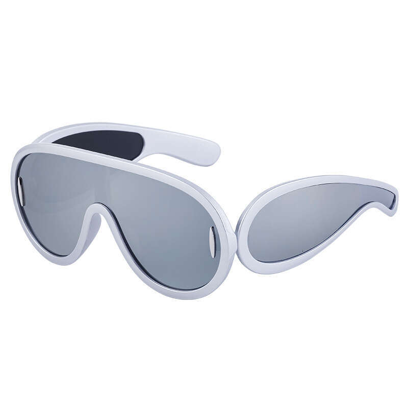 2023 New INS Integrated Large Frame Women's Fashion Sports Cycling Sunglasses Men's Glasses