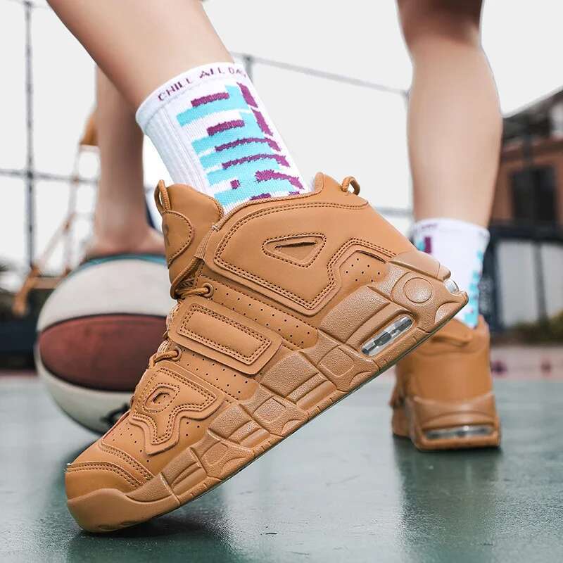 Women Baske tball Fashion Platform Sports Shoes High Top Air Cushioned Casual Sneakers Men atillas De Dep orte