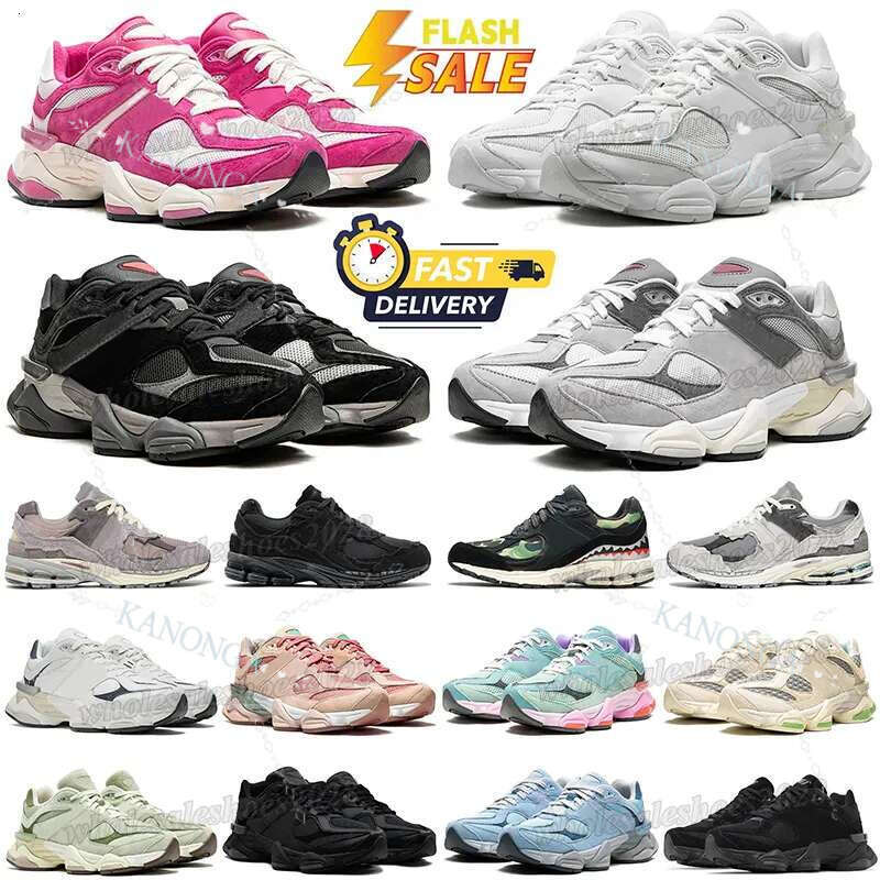 Dhgate Suede Running Sneakers9060 Women Men Pink Haze, Brown, Black, Rain Blue, Bricks, Wood, Mushroom, Sea Salt - Comfortable & Breathable
