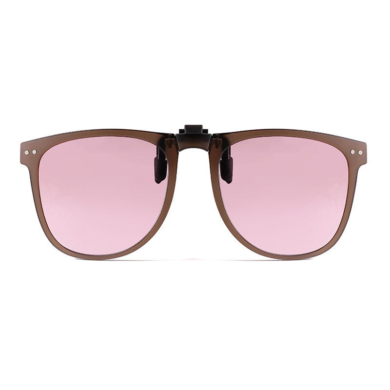 2025 Foldable polarized sunglasses clip anti UV fashionable and lightweight folding sunglasses clip slimming folding clip