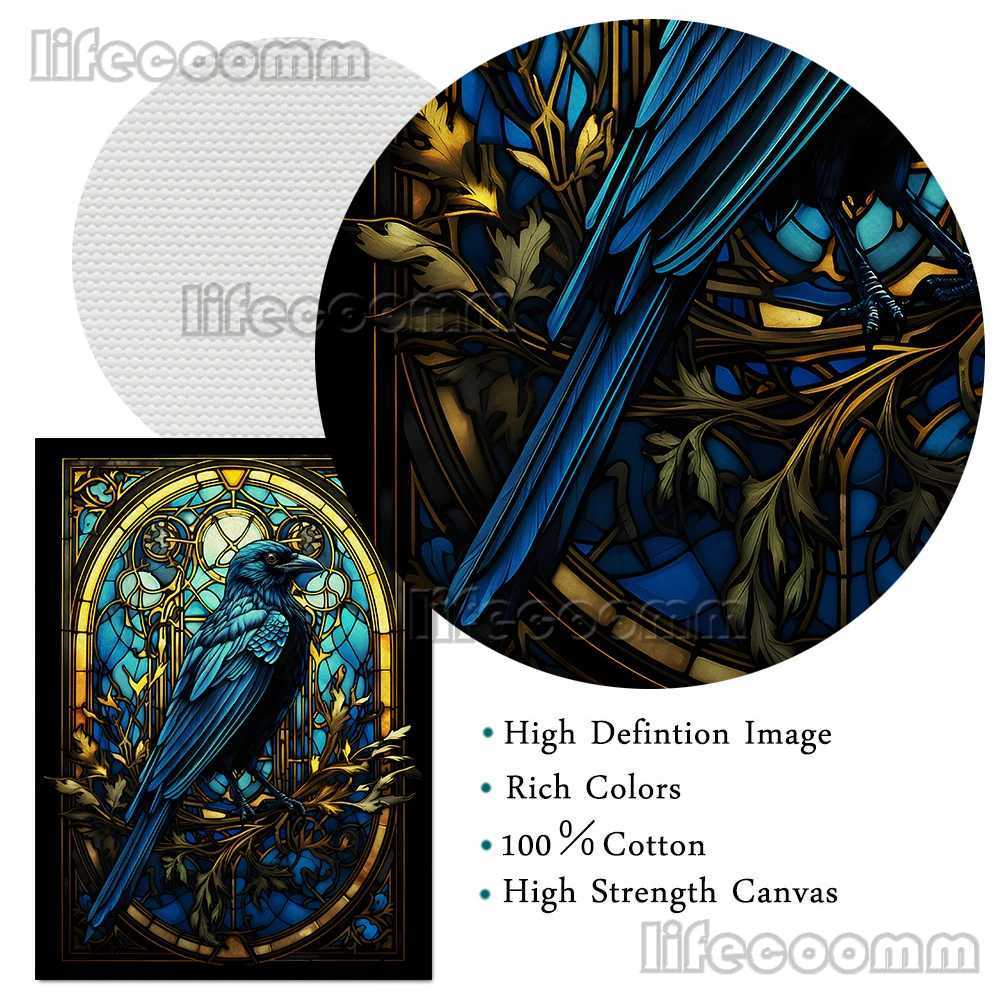 Magic School Four Colleges Abstract Wall Art Canvas Painting RavenclawHufflepuffSlytherin Wizard School Art Poster Print Decor Y250218