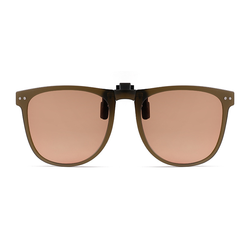 Foldable polarized sunglasses clip anti UV fashionable and lightweight folding sunglasses clip slimming folding clip