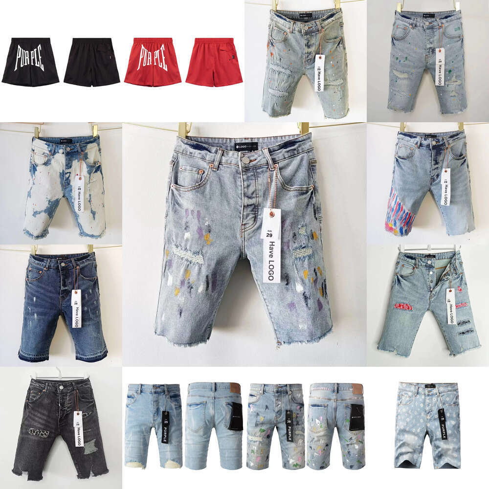 New High Quality Ksu jeans designer Mens Jeans Trousers Mens Jeans shorts Jean men Pants Straight Design Streetwear brand jeans short men design