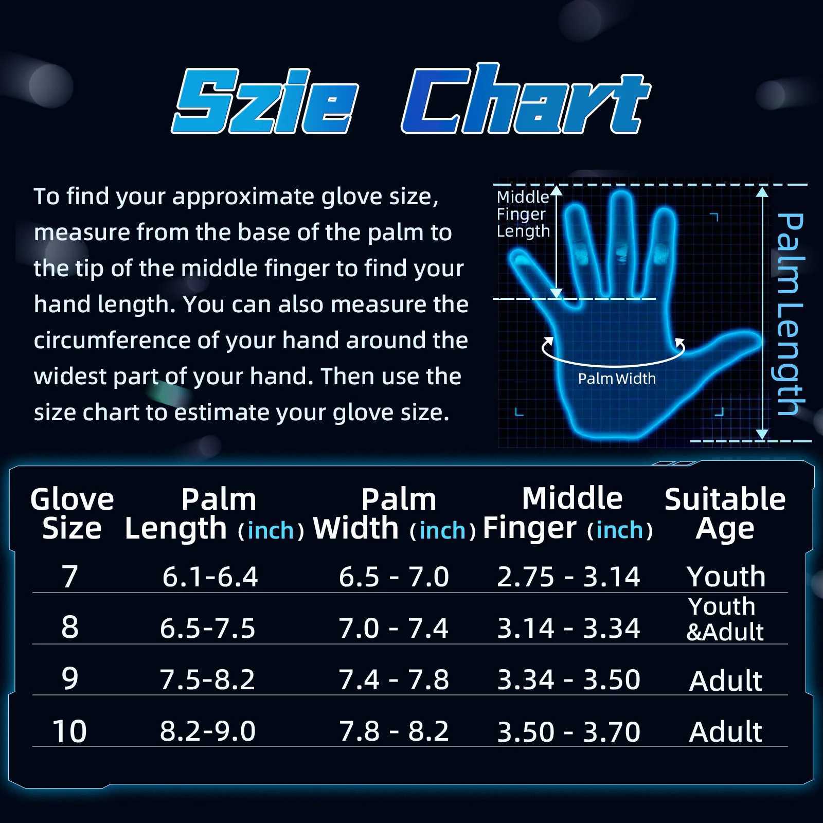 WVVOU Soccer Goalie Gloves for Adults and Youth High Performance Goalkeeper Gloves with 5 Detachab Finger SavesXJ250221