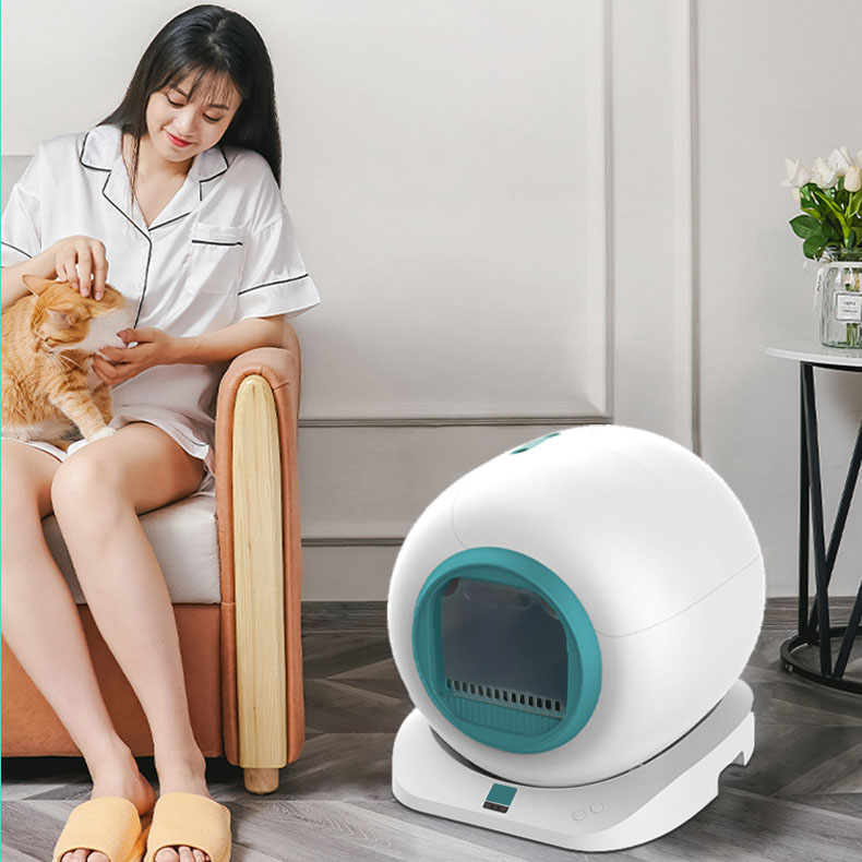 Smart Cat Litter Box No More Manual Scooping APP Smart Controlled