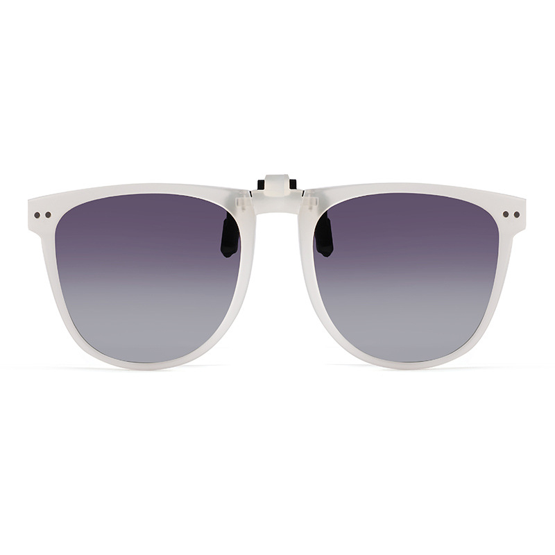 Foldable polarized sunglasses clip anti UV fashionable and lightweight folding sunglasses clip slimming folding clip