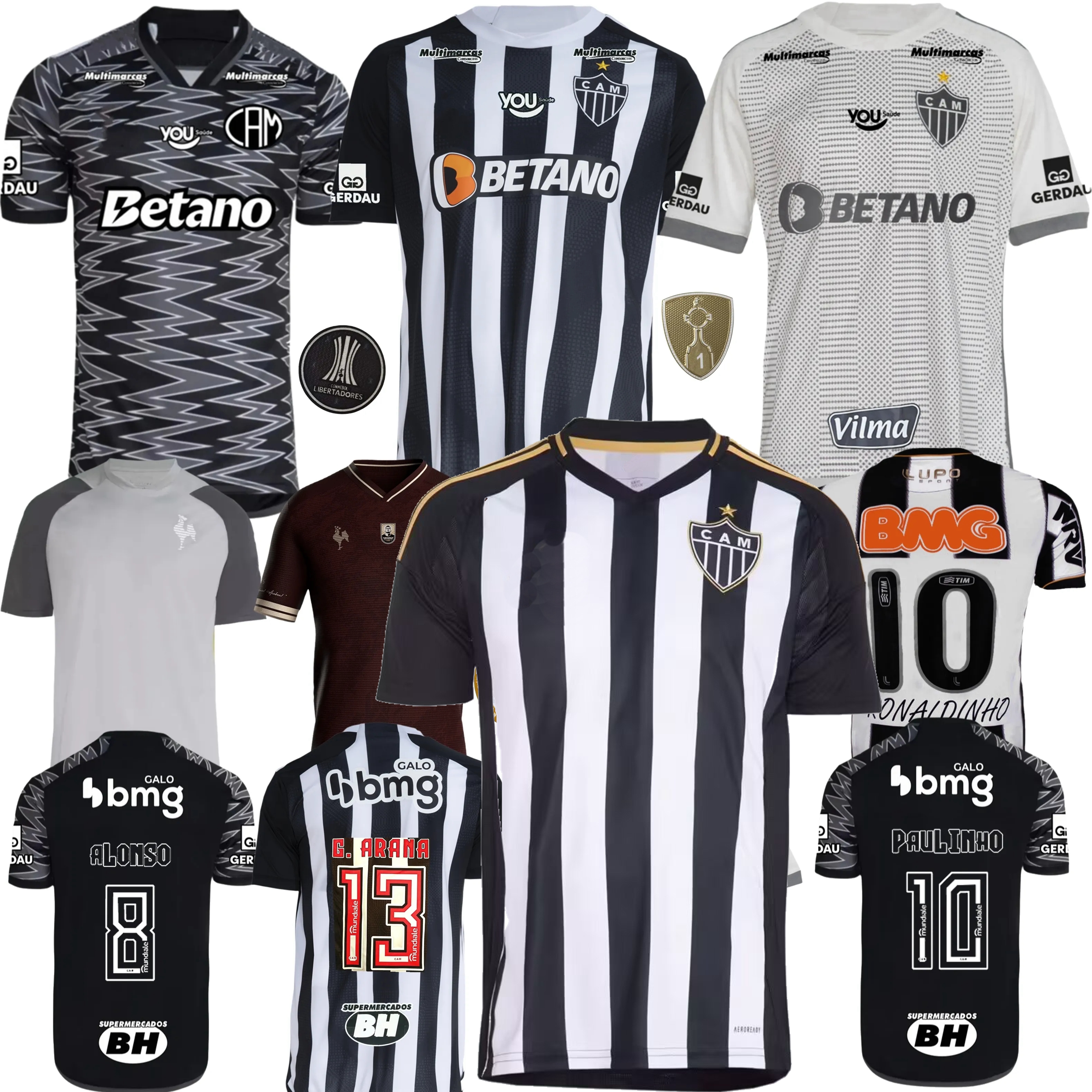2024 2025 2026 Atletico Mineiro Soccer Jerseys SCARPA DEYVERSON PAULISTA FRANCO RUBENS MENINO G.ARANA RONY CUELLO football men kids shirt