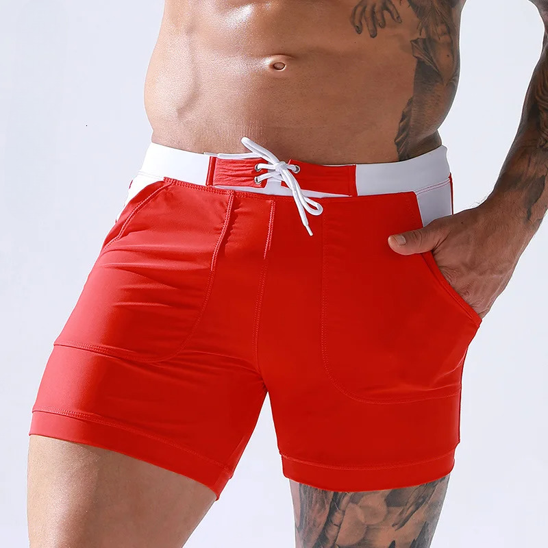 Summer New Men's Shorts Designer Swim Shorts Quick Drying Breathable Swim Shorts Drawstring Pocket Stretch Quarter Casual Beach Shorts