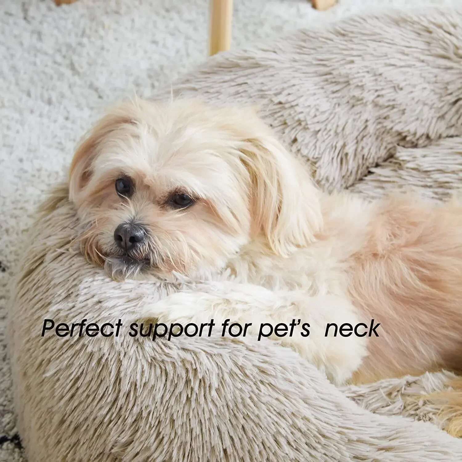 Super Warm Nest Soft Long Plush Best Pet Dog for Dogs Basket Cushion Bed Cat Mat Animals Sleeping