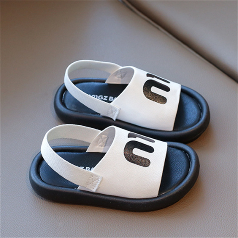 Slipper Kids Sandals for Boys Girls - Soft Sole Non-Slip Walking Shoes for Toddlers Babies - Beach Summer 2024 S25326