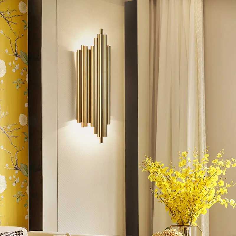 Modern Wall Lamp Nordic Gold Led Lighting Fixture Living Bedroom Bathroom Bedside Kitchen Indoor Decor Sconce Luminaire Light Z250220