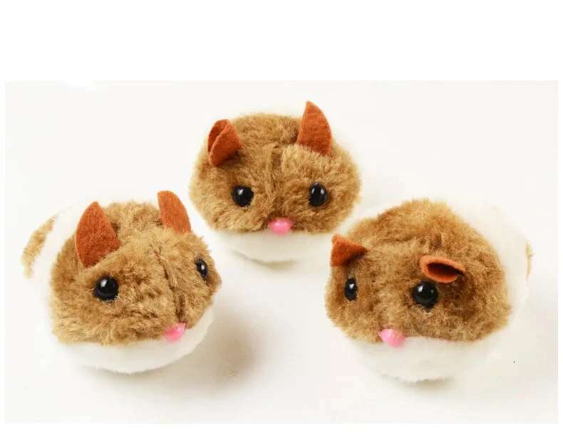 Cute Supplies Toy Shake Movement Pet Kitten Funny Plush Little Mouse Interactive Cat Toys