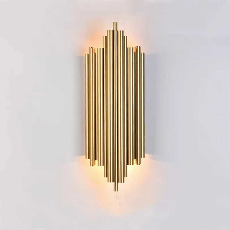 Modern Wall Lamp Nordic Gold Led Lighting Fixture Living Bedroom Bathroom Bedside Kitchen Indoor Decor Sconce Luminaire Light Z250220