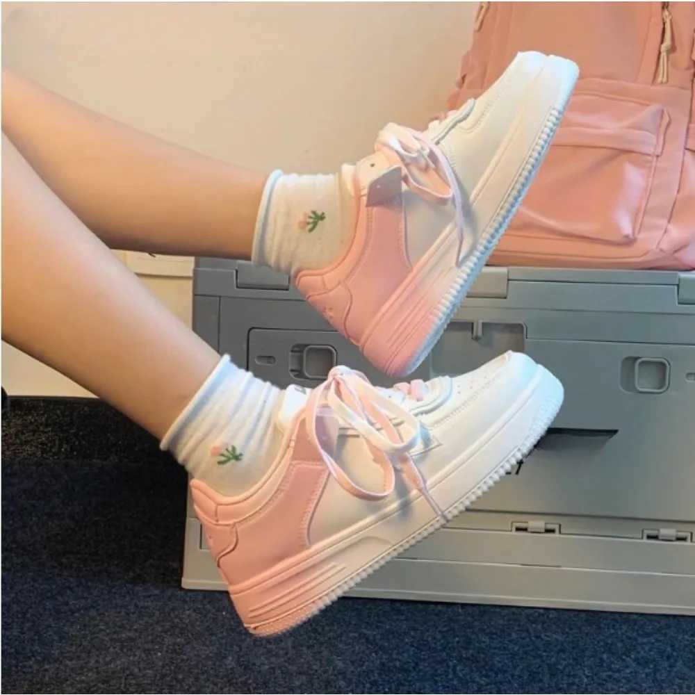 Tennis Sneakers Wan Spring Autumn Sports Board Shoes Fashion Cfort Colorf Casual Academy Style Little White Shoes FemC250325