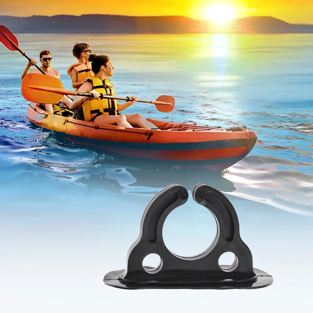 24 Pcs Paddle Storage Holder Plastic Rubber Boat Clips Oar Keeper for Kayaks Canoes Rowing Boats Inflatable 250220z