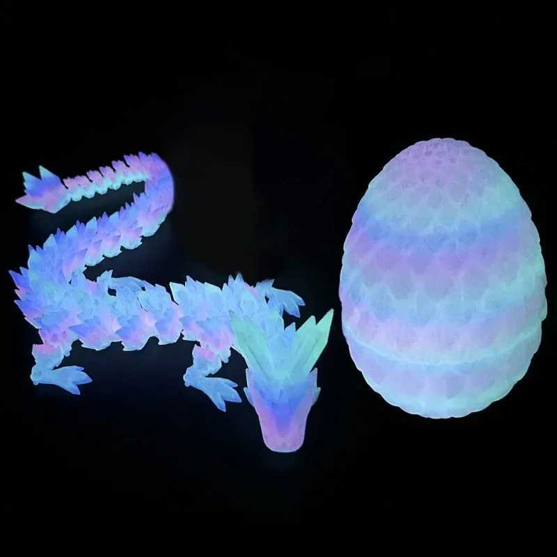 Crystal with Fully Articulated Joints Dragon Egg A Decompression Toy for Office Desk Decoration and Childrens Gifts Free shipping