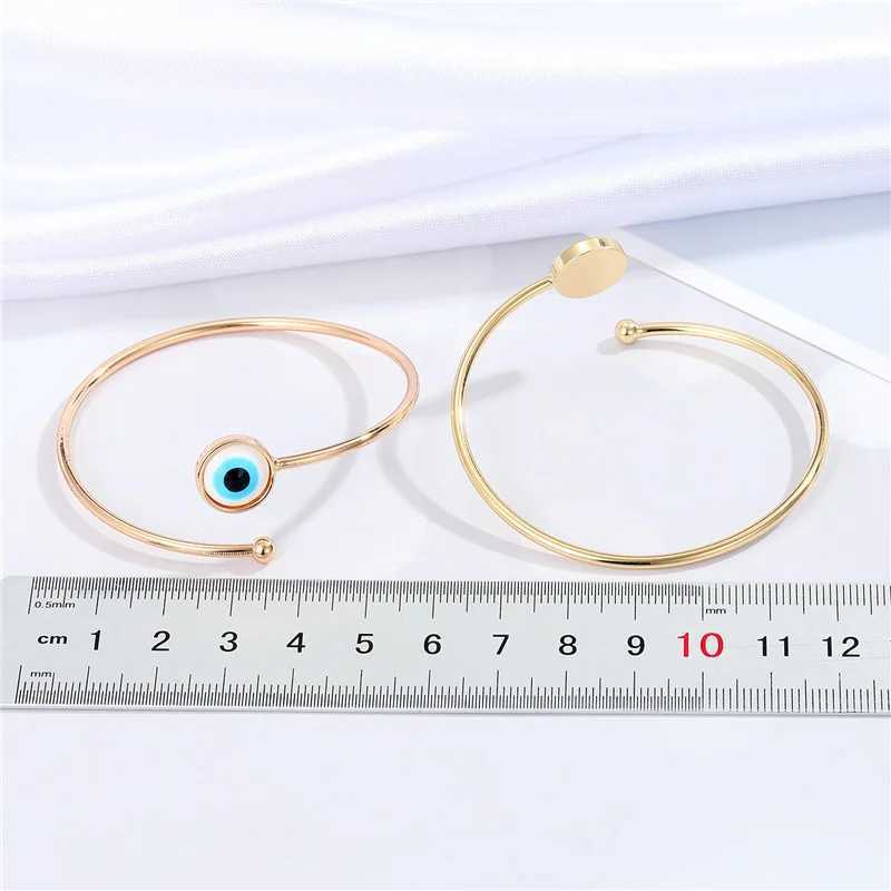 Boho Evil Eye Handmade Bracelet Trkiye Lucky Blue Eye Fashion Bracelet Couple Adjustable Wrist Jewelry Gift W250221