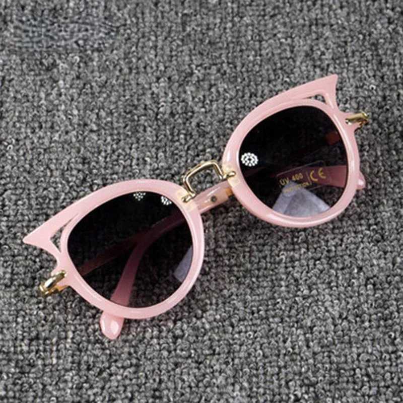 Kids Sunglasses Girls Brand Cat Eye Children Boys UV400 Lens Baby Sun Glasses Cute Eyewear Shades Goggles Fashion Cute Z260305