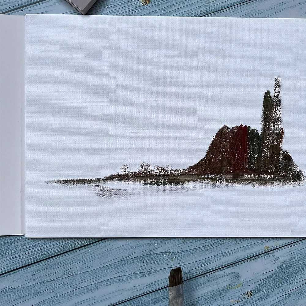 10 Sheets 9 x 12 280g Primed Acid- Canvas Paper Pad for Acrylic and Oil Painting Art Supplies for Mixed Media Techniques Y250218