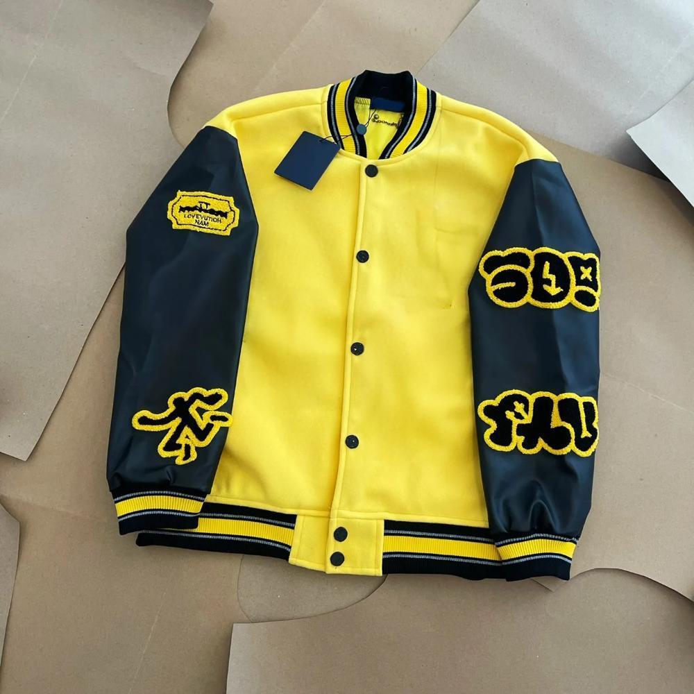 new Designer fashion Coat Uniform Fashion Jacket Single Breasted Warm Jackets Couples Women Men Varsity Coats Men's Designer Clothing top best friends