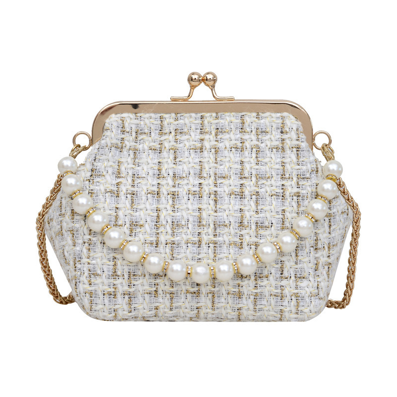 Designer 2024 New classic knitted chain casual cross body bag