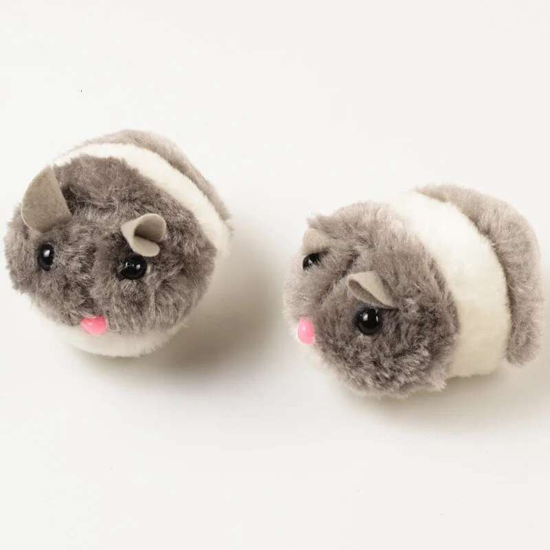 Cute Supplies Toy Shake Movement Pet Kitten Funny Plush Little Mouse Interactive Cat Toys