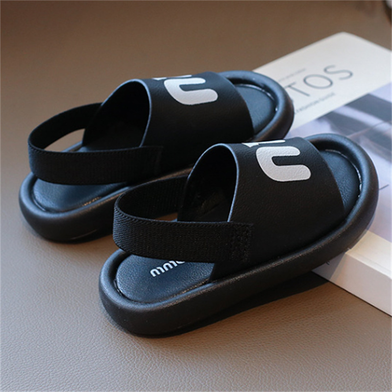 Slipper Kids Sandals for Boys Girls - Soft Sole Non-Slip Walking Shoes for Toddlers Babies - Beach Summer 2024 S25326