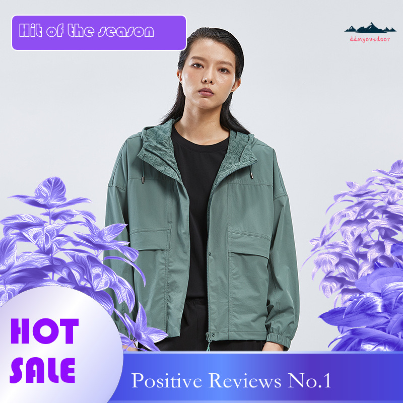 Ddmyoutdoor Outdoor Autumn Thin Single Layer Loose Version Stormtrooper Women S Fashionable Casual Hooded Jacket Jackets