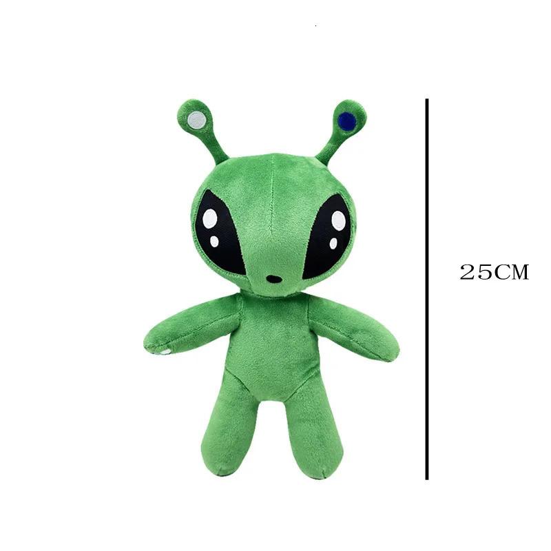 30cm Green Alien Plush Toy Anime Tentacled Horn Alien Monsters Horror Doll Boys Girls Soft Toys Stuffed Throw Pillow kids gifts 250222