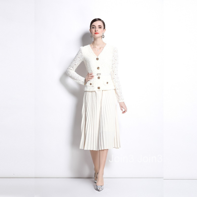 Dress Womens 2025 New Long Collar Long Sleeve Temperament Dress