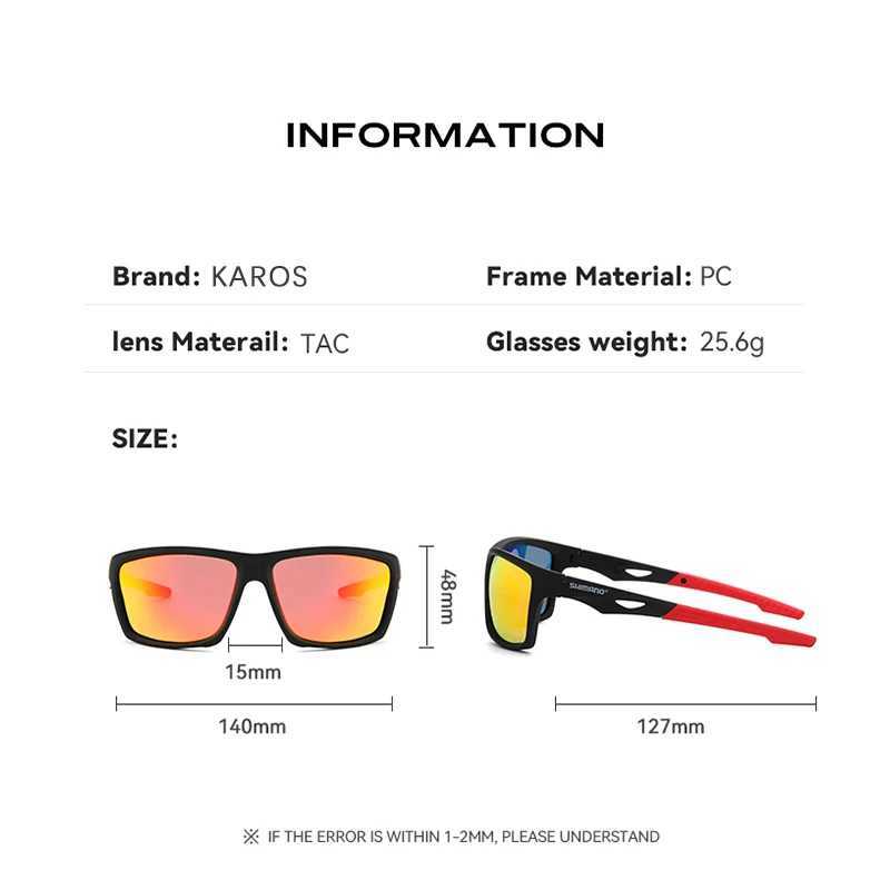 KAROS Polarized Sunglasses Men Women Sports Fishing Mirror Sun Glasses Driving Outdoor Travel Ultralight UV400 Eyewear YZ2015 W250222